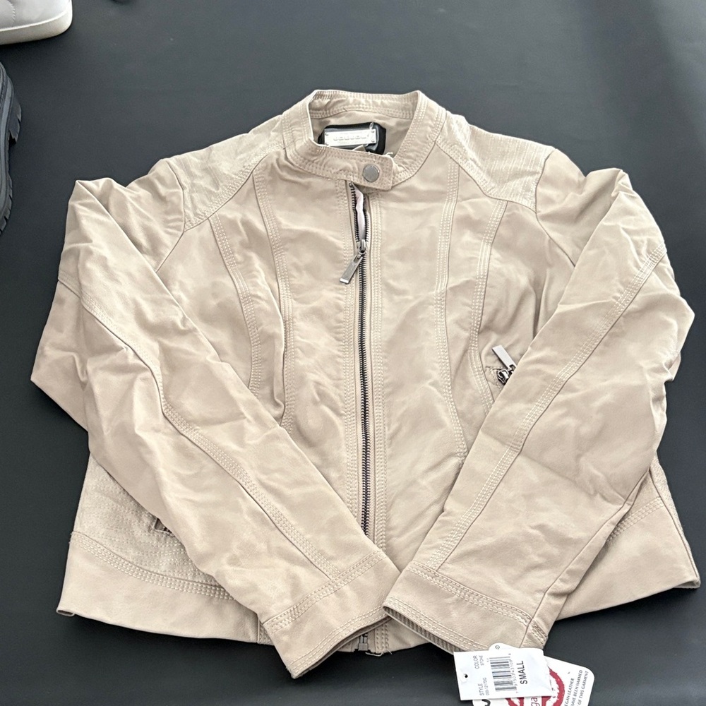 Light Tan Leather Jacket
